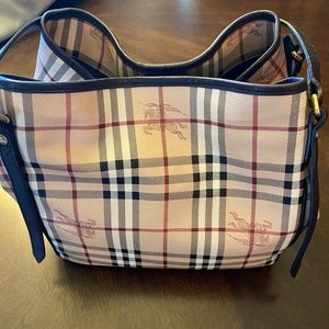 Burberry Haymarket Canterbury Tote Bag